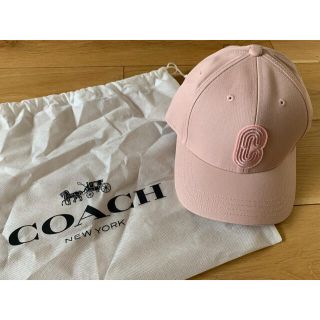 【新品】【未使用】COACH ピンクキャップ