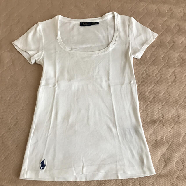 Ralph Lauren(ラルフローレン)のラルフローレン  白Tシャツ レディースのトップス(Tシャツ(半袖/袖なし))の商品写真