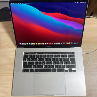 マック(Mac (Apple))のMacBook Pro 16インチ　シルバー(ノートPC)