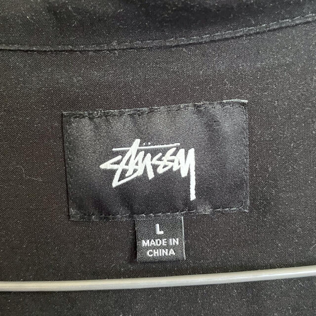 Stussy cocktail rayon s/s shirt black