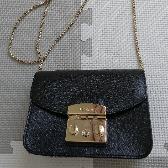 FURLA メトロポリス 黒 1回使用ショルダーバッグ