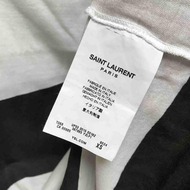 Saint Laurent(サンローラン)の正規 Saint Laurent サンローランパリ ボーダー Tシャツ メンズのトップス(Tシャツ/カットソー(半袖/袖なし))の商品写真