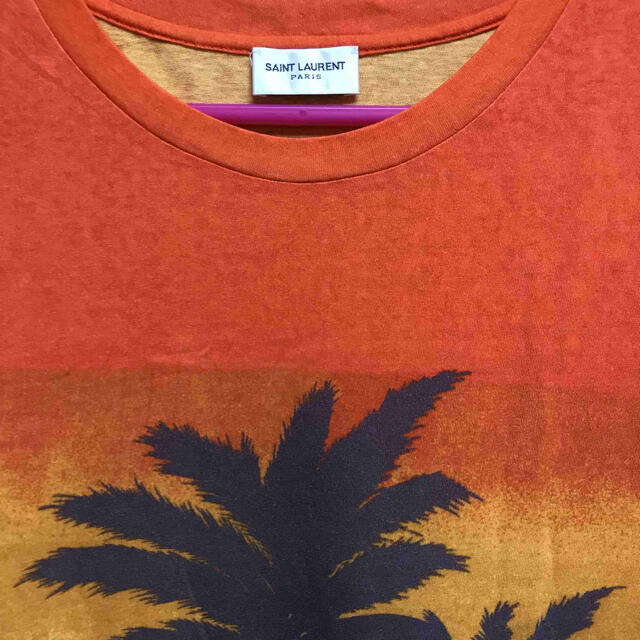Saint Laurent(サンローラン)の正規 Saint Laurent サンローランパリ パームツリー Tシャツ メンズのトップス(Tシャツ/カットソー(半袖/袖なし))の商品写真