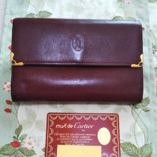 カルティエ(Cartier)の【カルティエ がま口三つ折り財布】(財布)