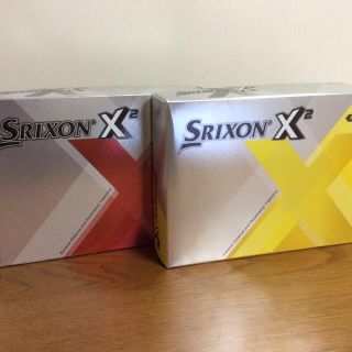 スリクソン(Srixon)のホワイト&イエロー各5ダース スリクソン-X-2(ゴルフ)