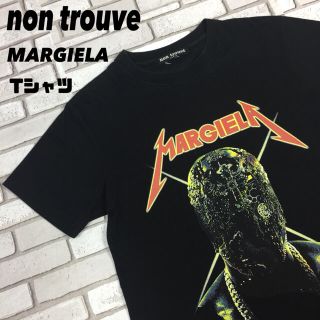 古着 フランス non trouve ノントゥルヴェ マルジェラ tシャツ 黒(Tシャツ/カットソー(半袖/袖なし))