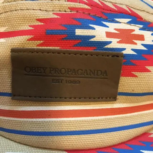 obeyオベイネイティブ柄キャップ USAアメリカ西海岸ビンテージ