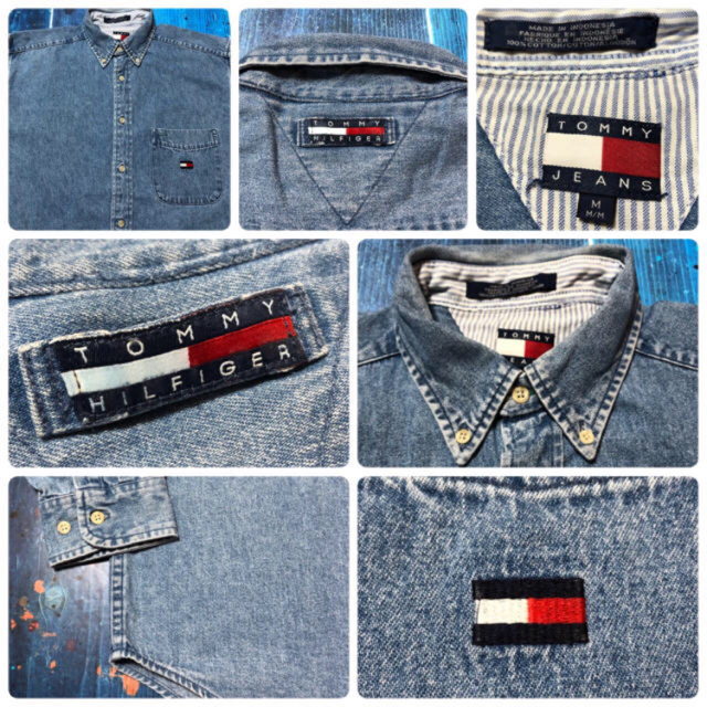 TOMMY HILFIGER(トミーヒルフィガー)の売り切り〜様専用【トミージーンズ】刺繍ロゴ・ロゴタグチノシャツ&デニムシャツ メンズのトップス(シャツ)の商品写真