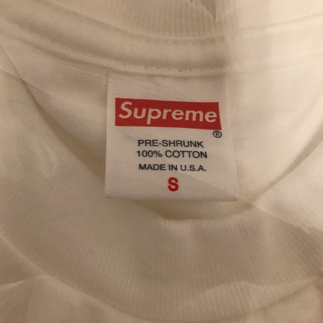 Supreme Cross Box Logo Tee White 白 Sサイズ