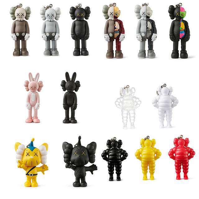 買うなら激安ネット通販 kaws tokyo first 限定キーホルダー 全15種類 ...