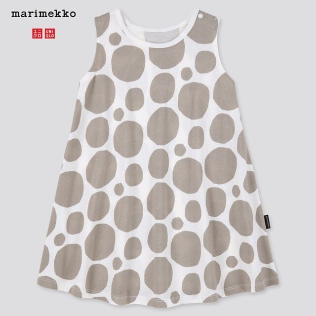 marimekko(マリメッコ)のマリメッコ　marimekko　ユニクロ　コラボ　ベビー　海外限定　女の子 キッズ/ベビー/マタニティのベビー服(~85cm)(ワンピース)の商品写真