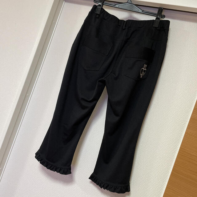 アンドラブ &LOVE LLサイズ 裾フリルパンツ 大きいサイズ &ラブ QVC