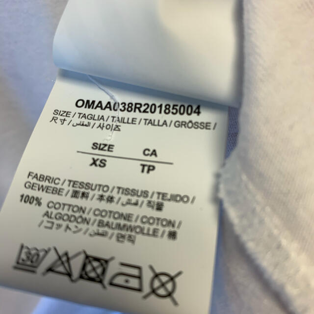 Off-White - 正規 20SS OFF-WHITE c/o VIRGIL ABLOH™ Tシャツの Off-White - 正規 20SS OFF-WHITE c/o VIRGIL ABLOH™ Tシャツの