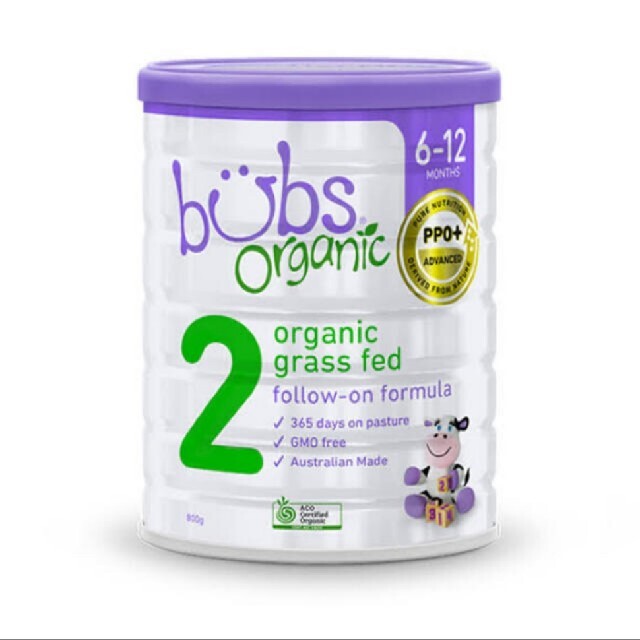 bubs organic バブズ オーガニック粉ミルク　ステップ2