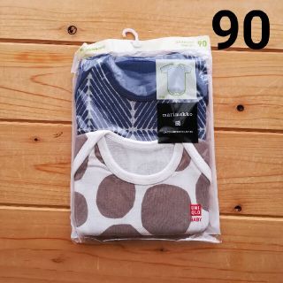 マリメッコ(marimekko)のmarimekko　マリメッコ　ユニクロ　コラボ　ロンパース　90㎝　春夏　半袖(ロンパース)