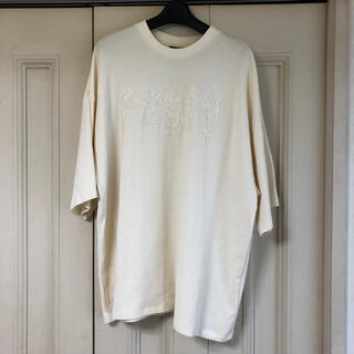 プーマ(PUMA)のFENTY×PUMA ビッグシルエット Tシャツ レースロゴ ホワイト XS(Tシャツ(半袖/袖なし))