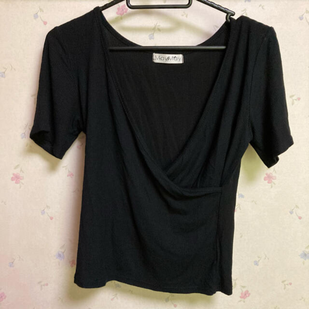 INGNI(イング)のブラック 黒 レディース トップス 5枚セット まとめ売り 夏 レディースのトップス(Tシャツ(半袖/袖なし))の商品写真