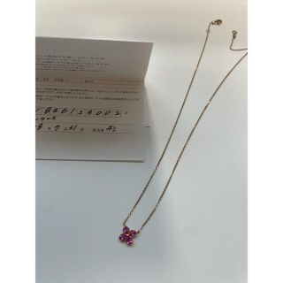 ヨンドシー(4℃)の4℃ ヨンドシー　ピンクゴールドネックレス(ネックレス)