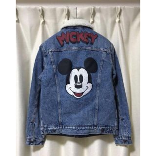 Mickey ミッキー × Levi's ボア デニム ジャケット S