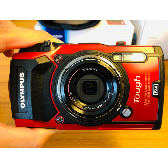 OLYMPUS(オリンパス)の【水中写真撮影セット】OLYMPUS TG-5、ハウジング、ワイドレンズ等 スマホ/家電/カメラのカメラ(コンパクトデジタルカメラ)の商品写真