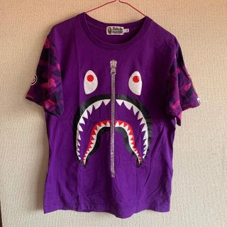 A BATHING APE(Tシャツ/カットソー(半袖/袖なし) ・ パープル A BATHING APE(Tシャツ/カットソー(半袖/袖なし) ・ パープル