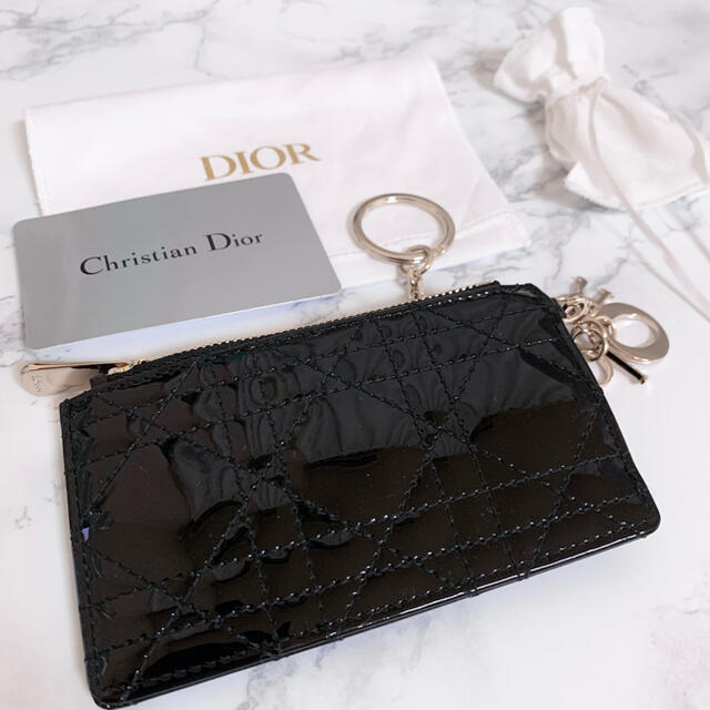 高品質の人気 Christian Dior カードホルダー スモールジップ 【最終価格】DIOR - パスケース/IDカードホルダー