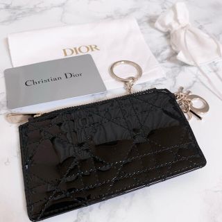 クリスチャンディオール(Christian Dior)の【最終価格】DIOR スモールジップ カードホルダー(パスケース/IDカードホルダー)