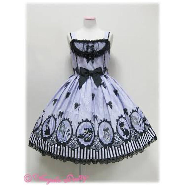 Angelic Pretty(アンジェリックプリティー)のcinema doll Jsk+kc 2点セット レディースのワンピース(ひざ丈ワンピース)の商品写真