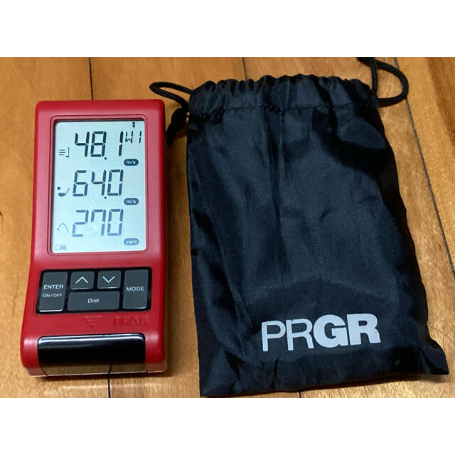PRGR(プロギア)のPRGRマルチスピード測定器　RED EYES POCKET スポーツ/アウトドアのゴルフ(その他)の商品写真