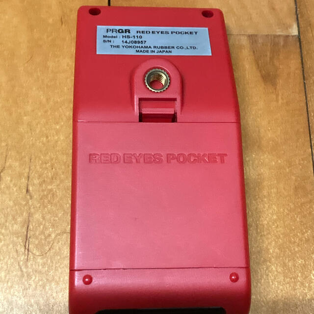 PRGR(プロギア)のPRGRマルチスピード測定器　RED EYES POCKET スポーツ/アウトドアのゴルフ(その他)の商品写真