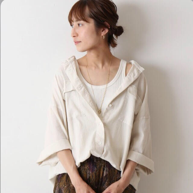 FRAMeWORK - 【トマト様♡ご専用】FRAMeWORK 楊柳製品染めシャツの+