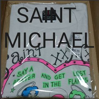 レディメイド(LADY MADE)のSAINT MICHAEL Mxxxxxx HEART 白 セントマイケル(Tシャツ/カットソー(半袖/袖なし))