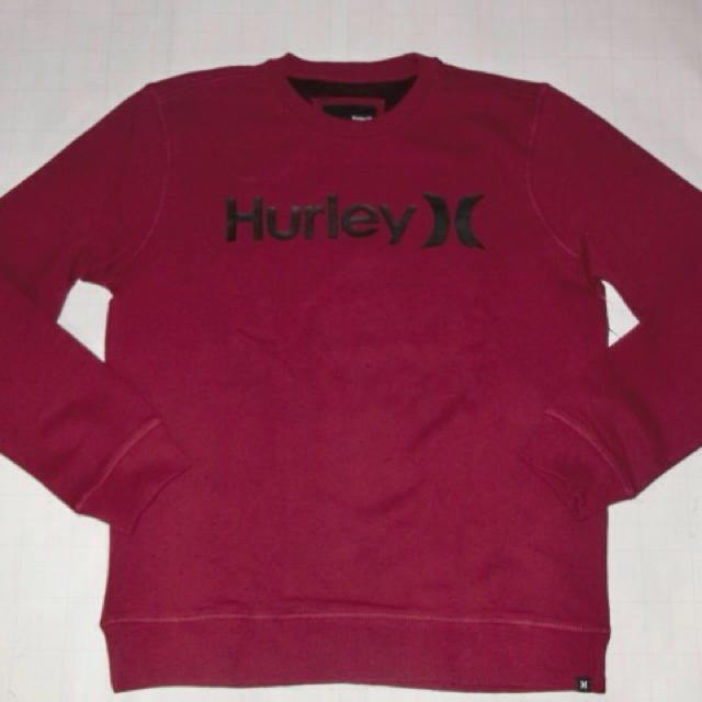 Hurley(ハーレー)のUSA購入【Hurley】ロゴプリント裏起毛 スウェットトレーナーUS M メンズのトップス(スウェット)の商品写真