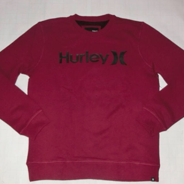 Hurley(ハーレー)のUSA購入【Hurley】ロゴプリント 裏起毛スウェットトレーナーUS L メンズのトップス(スウェット)の商品写真