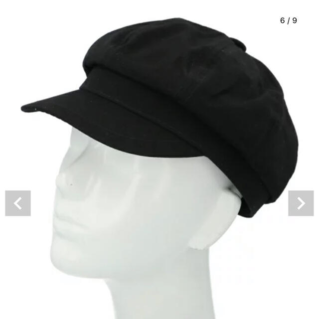 INGNI(イング)のキャスケット　黒　イング レディースの帽子(キャスケット)の商品写真