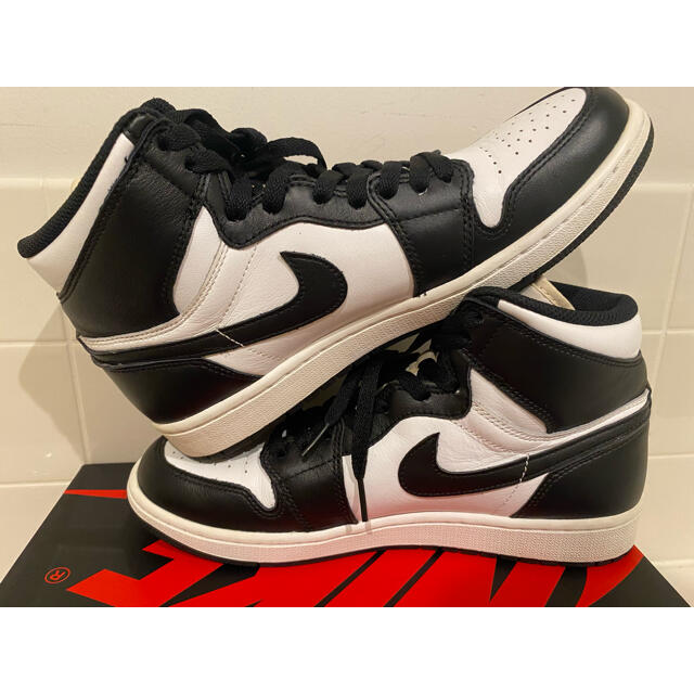 内祝い】 NIKE AIR JORDAN 1 RETRO HIGH OG 黒×白 美品 スニーカー ust