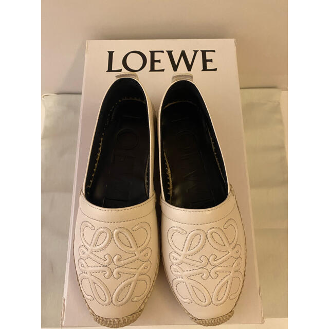 2021新作【LOEWE/ロエベ】アナグラム エスパドリーユ フラットシューズ