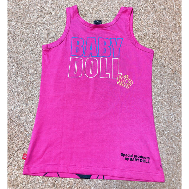 BABYDOLL(ベビードール)のBABYDOLL タンクトップ ミニー ビジュー レディースのトップス(Tシャツ(半袖/袖なし))の商品写真