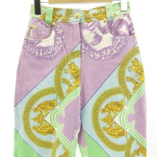 VERSACE(ヴェルサーチ)のヴェルサーチ ヴェルサーチェ VERSACE 総柄 パンツ ECR7 レディースのパンツ(その他)の商品写真