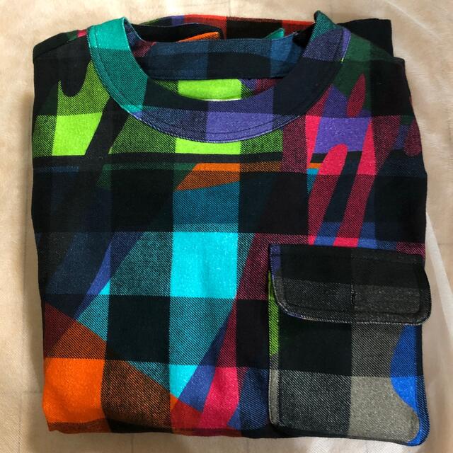 sacai × kaws plaid pullover サイズ2 - シャツ