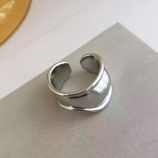 ベイフロー(BAYFLOW)のWave wide silver ring No.643(リング(指輪))