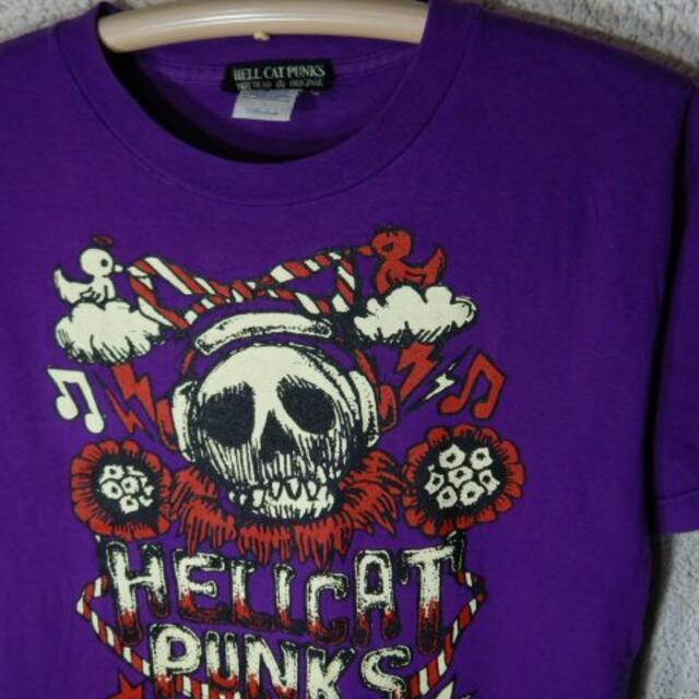 HELLCATPUNKS(ヘルキャットパンクス)のo3287　HELL CAT PUNKS　半袖　デザイン　tシャツ レディースのトップス(Tシャツ(半袖/袖なし))の商品写真