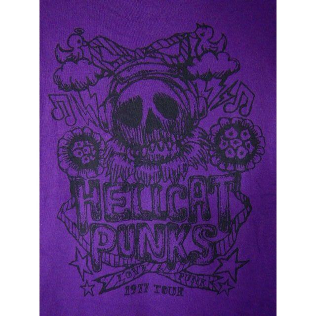 HELLCATPUNKS(ヘルキャットパンクス)のo3287　HELL CAT PUNKS　半袖　デザイン　tシャツ レディースのトップス(Tシャツ(半袖/袖なし))の商品写真