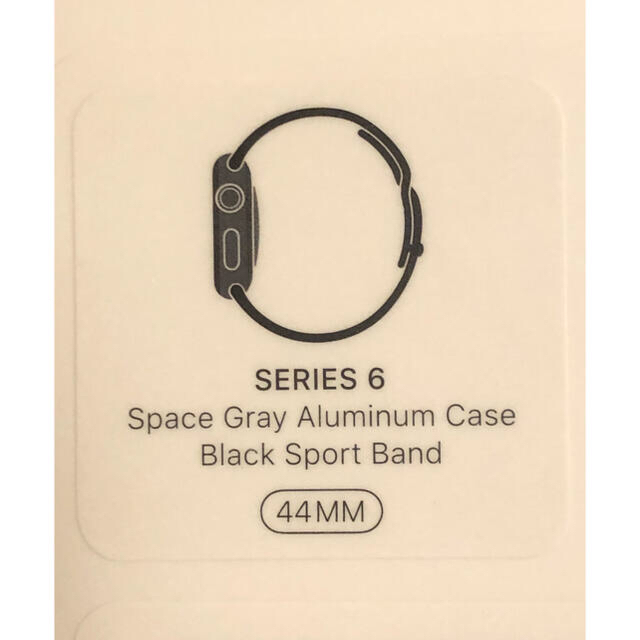 アップルウォッチ【新品】最新 Apple Watch Series 6 スペースグレイ 44mm
