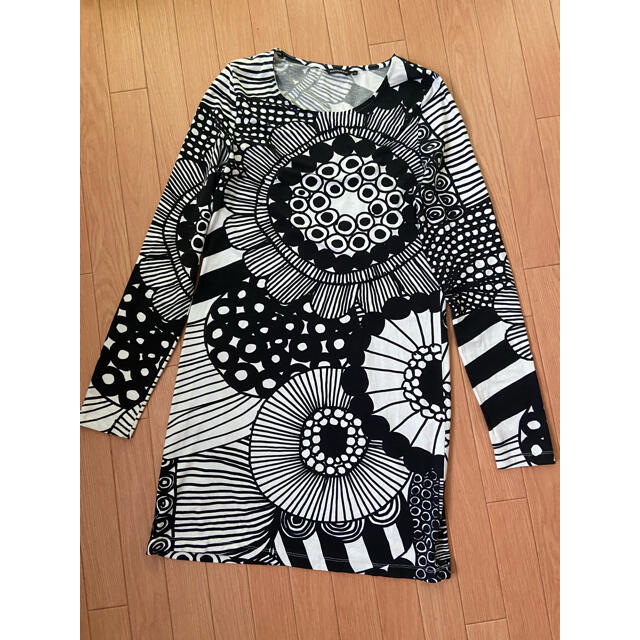 marimekko(マリメッコ)のマリメッコ marimekko★チュニック ワンピース　カットソー 美品 レディースのワンピース(ミニワンピース)の商品写真