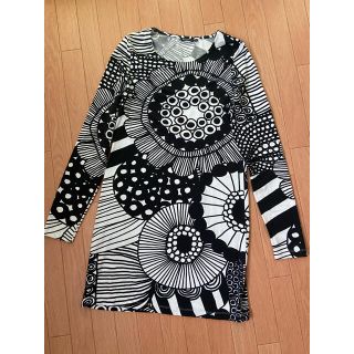 マリメッコ(marimekko)のマリメッコ marimekko★チュニック ワンピース　カットソー 美品(ミニワンピース)