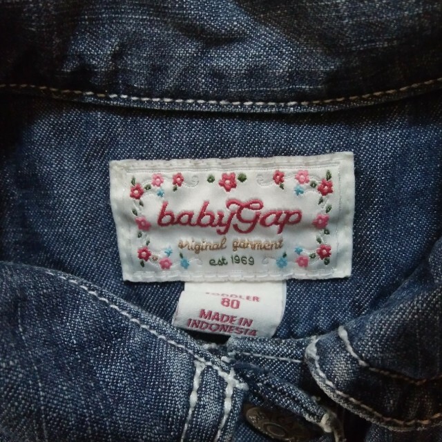 babyGAP(ベビーギャップ)のベイビーギャップ　80㎝　女の子用 キッズ/ベビー/マタニティのベビー服(~85cm)(ワンピース)の商品写真