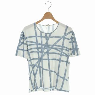 エルメス(Hermes)のエルメス マルジェラ期 ボルデュック柄 Tシャツ カットソー 半袖 総柄(Tシャツ(半袖/袖なし))