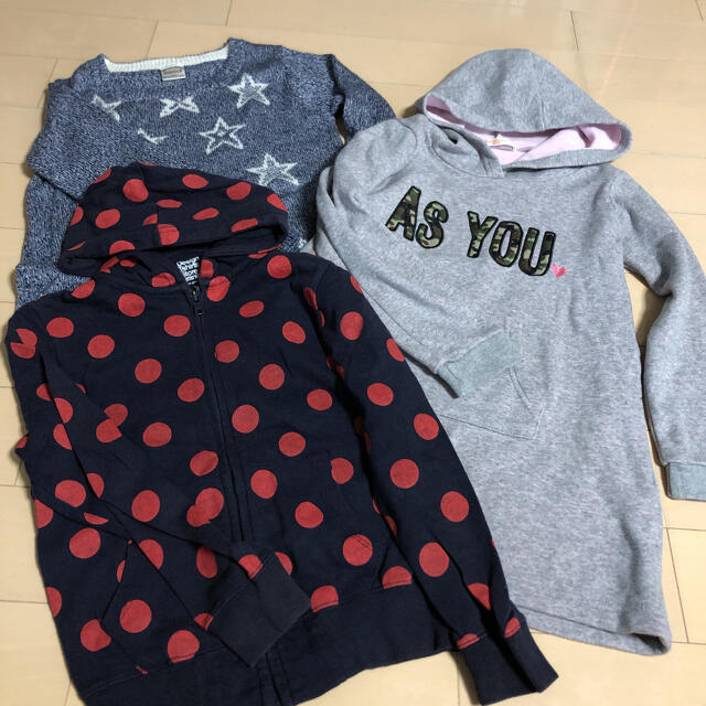 H&M(エイチアンドエム)の★SALE★子供服 130サイズ 秋冬14点セット まとめ売り キッズ/ベビー/マタニティのキッズ服女の子用(90cm~)(その他)の商品写真