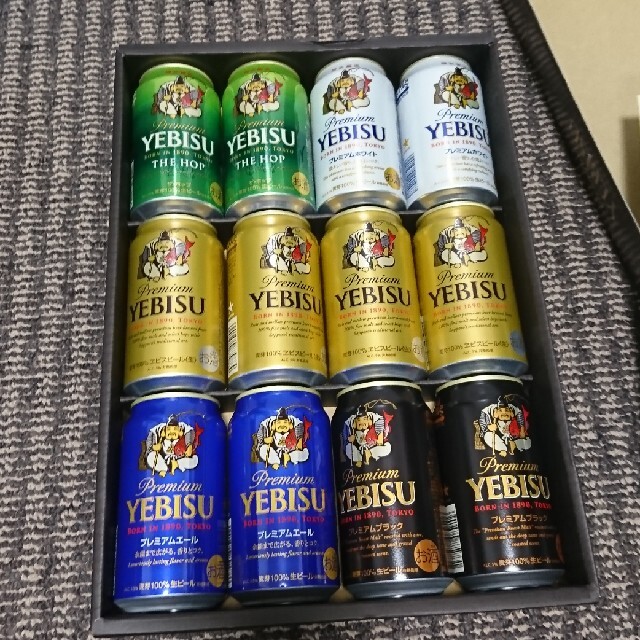 EVISU(エビス)のプレミアムエビス 12本セット 食品/飲料/酒の酒(ビール)の商品写真